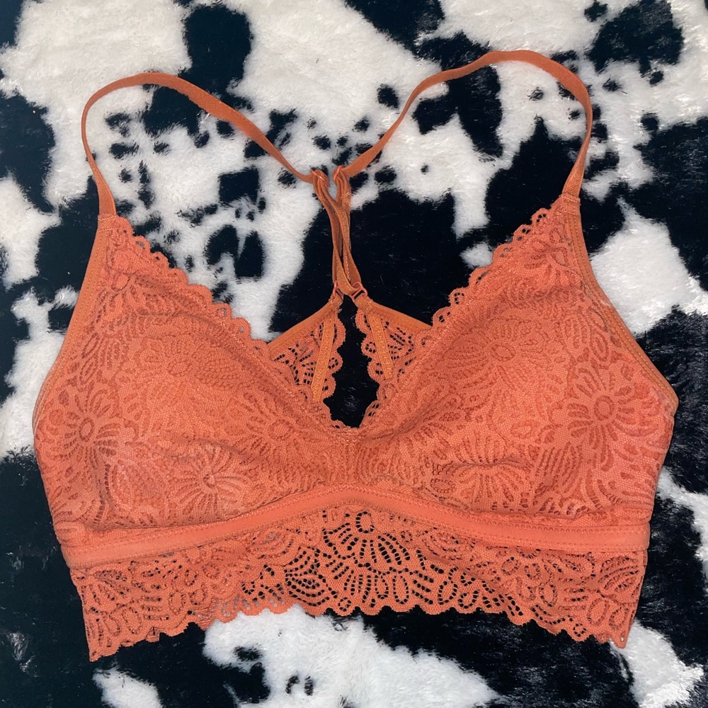 women’s orange bralette
